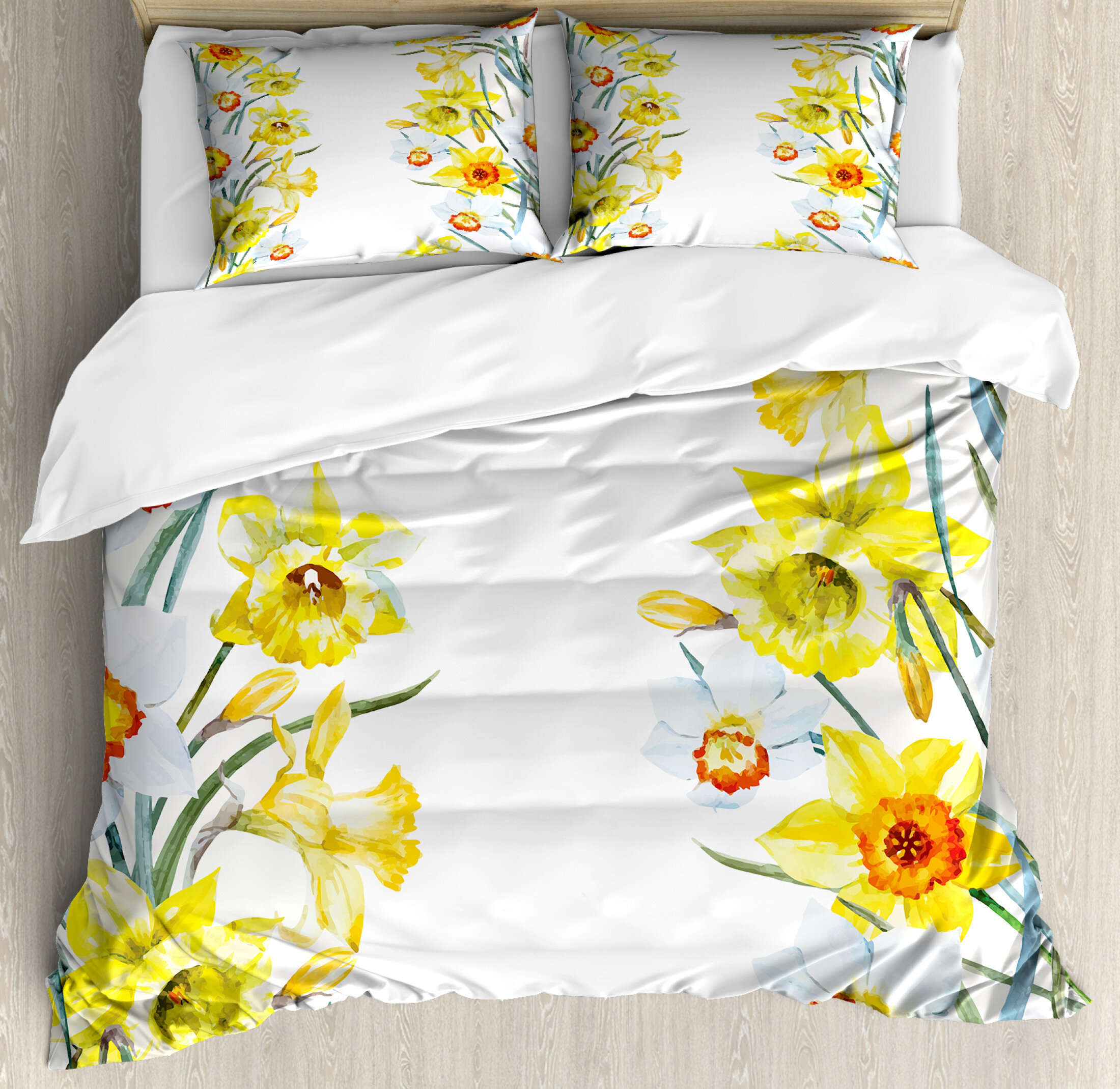 daffodil duvet cover