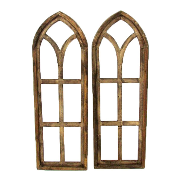 Ophelia Co 2 Piece Wooden Arch Wall Decor Set Reviews Wayfair