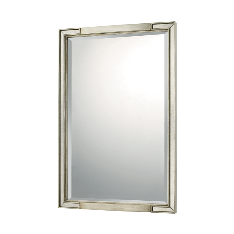 Willa Arlo Interiors Dhruv Winter Gold Decorative Accent Wall Mirror Wayfair