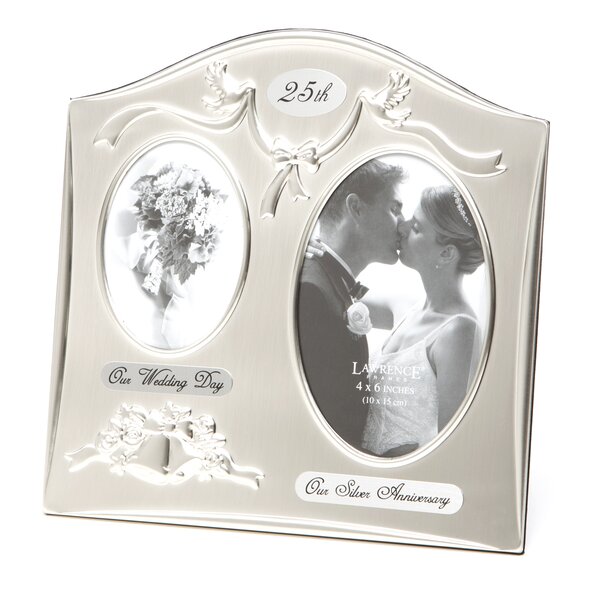 Lawrence Frames 25th Anniversary 2 Picture Frame
