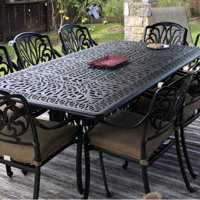 lebanon 7 piece dining set with cushions