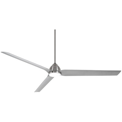 ( different color ) 84'' 3 - Blade Outdoor LED Smart Standard Ceiling Fan with Remote Control and Light Kit Included