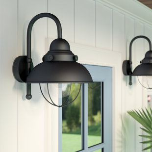 Go to store & view more images Corbel 1-Light 100W Outdoor Barn Light by Beachcrest Home