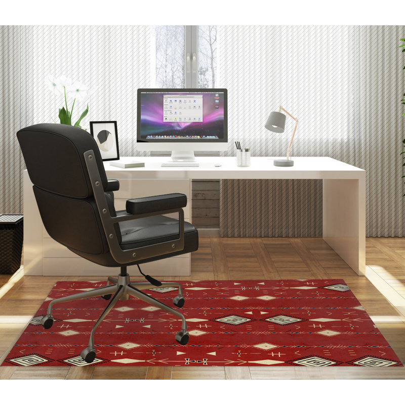 Kavka Mehaya Low Pile Carpet Straight Rectangular Chair Mat Wayfair