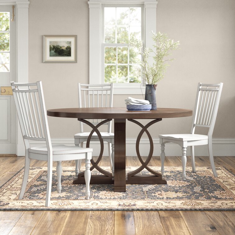 Three Posts™ Myra 60'' Pedestal Dining Table & Reviews | Wayfair