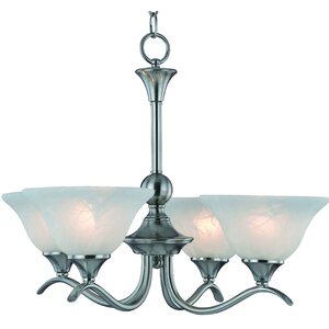 Dover 4-Light Shaded Chandelier