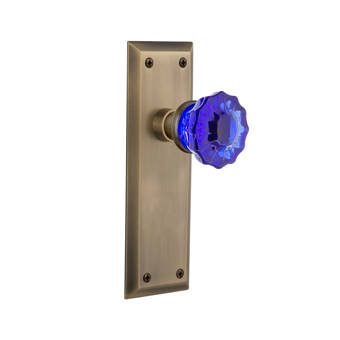 Nostalgic Warehouse New York Privacy Door Knob With New York Long