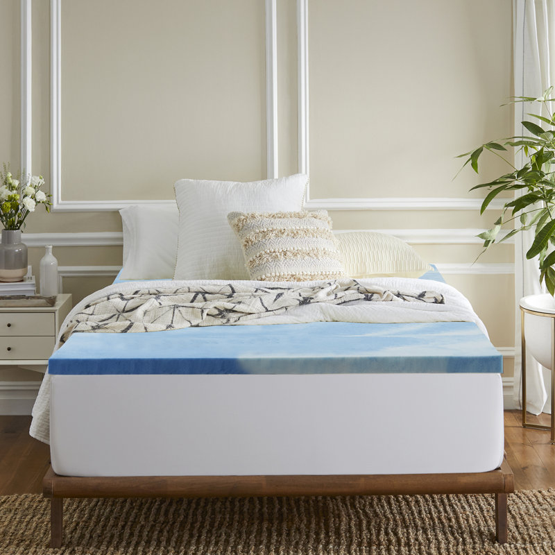 Sleep Innovations Inc Sleep Innovations 3 Inch Gel Memory Foam Mattress Topper Twin 10 Year Warranty Wayfair