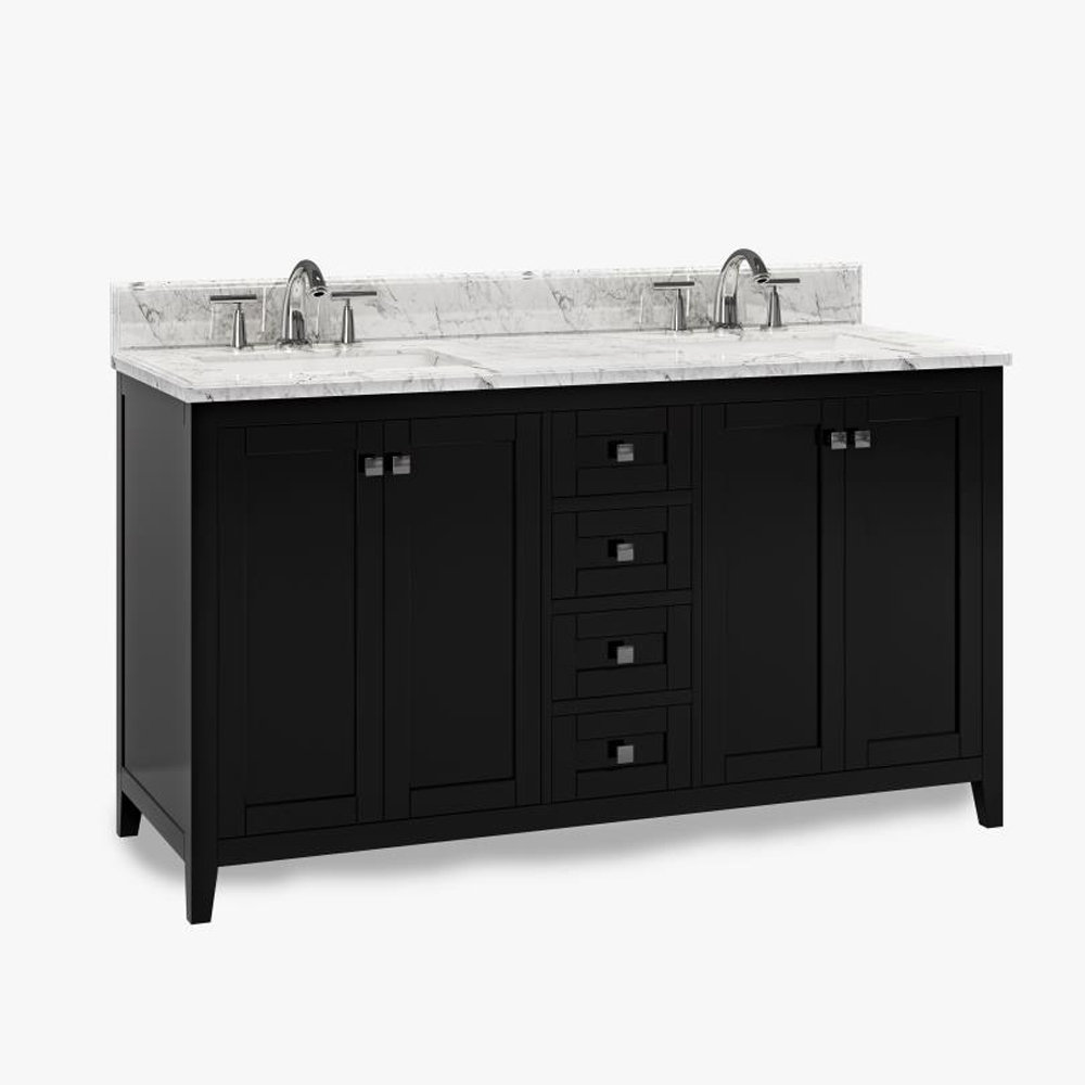 Breakwater Bay Pei 61" Double Bathroom Vanity Set & Reviews Wayfair