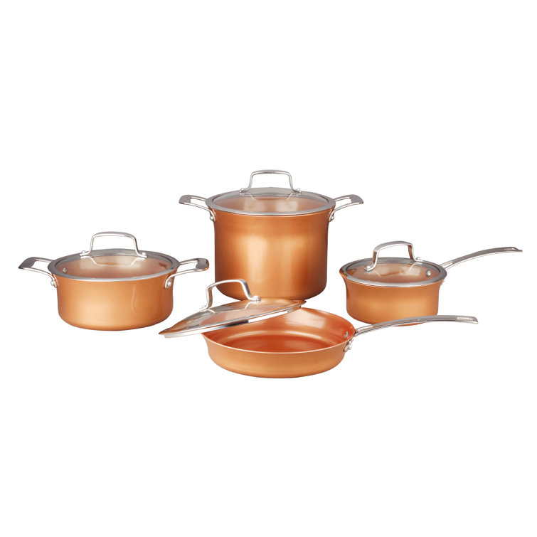 Concord Cookware 8 Pieces Aluminum Non Stick Cookware Set Reviews Wayfair