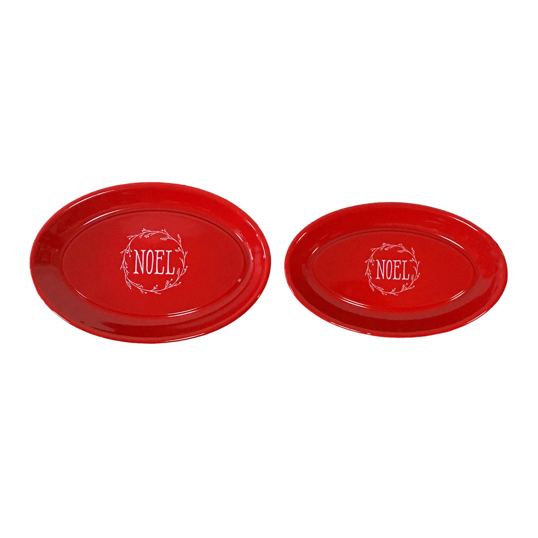 Die Saisontruhe 2-tlg. Servierplatten-Set Silva