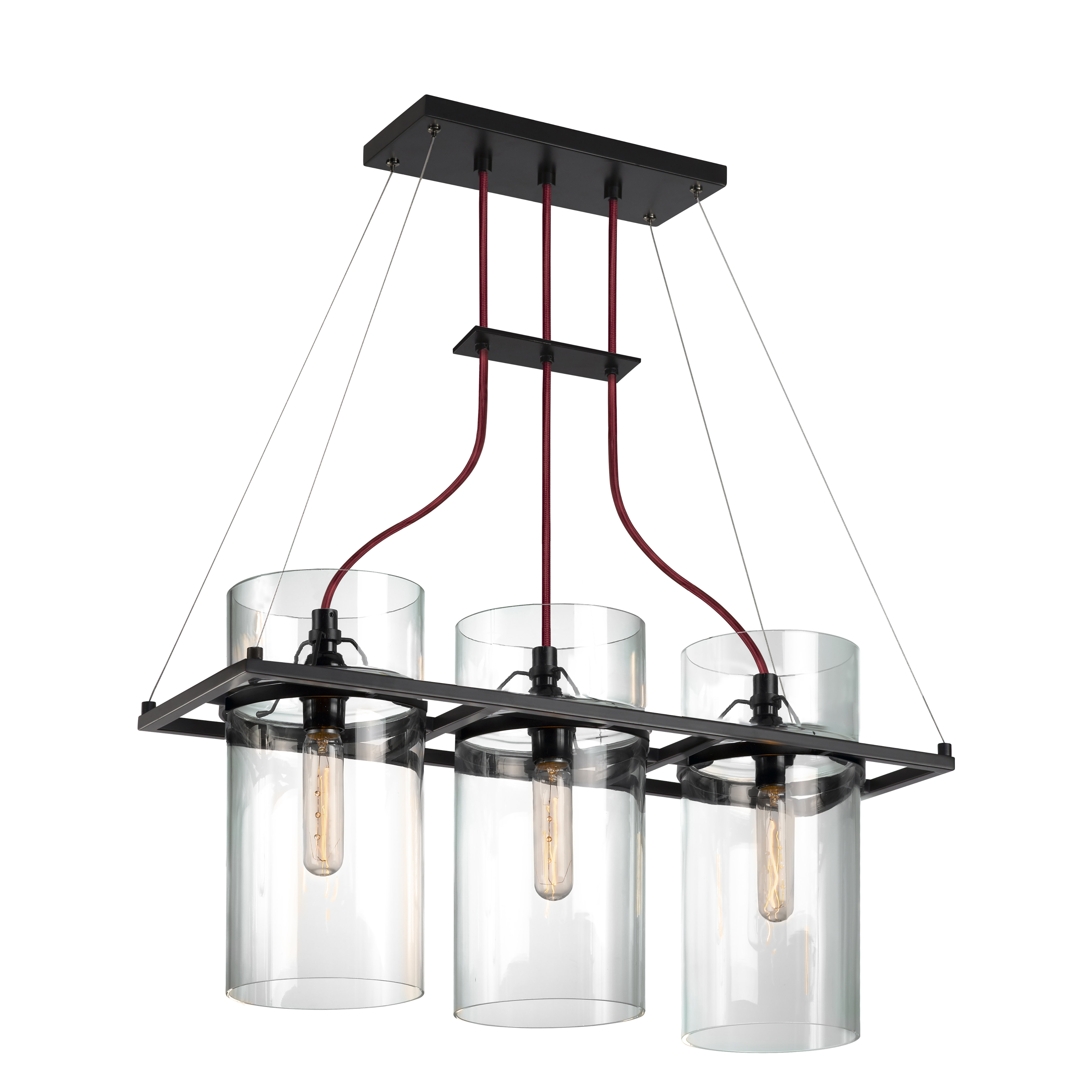 Williston Wadhurst 3 Light Kitchen Island Cylinder Pendant