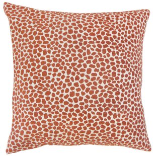 The Pillow Collection P18-BAR-M9583-FIRE-P91N9 Xyla Solid Pillow Fire 