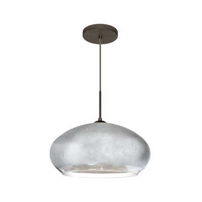 Besa Lighting Brio 1 Light Inverted Pendant Finish Brushed Bronze Inverted Pendant Finish Brushed Bronze