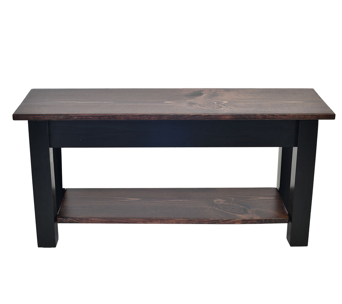 Gracie Oaks Halma Wood Storage Dining Bench Wayfair