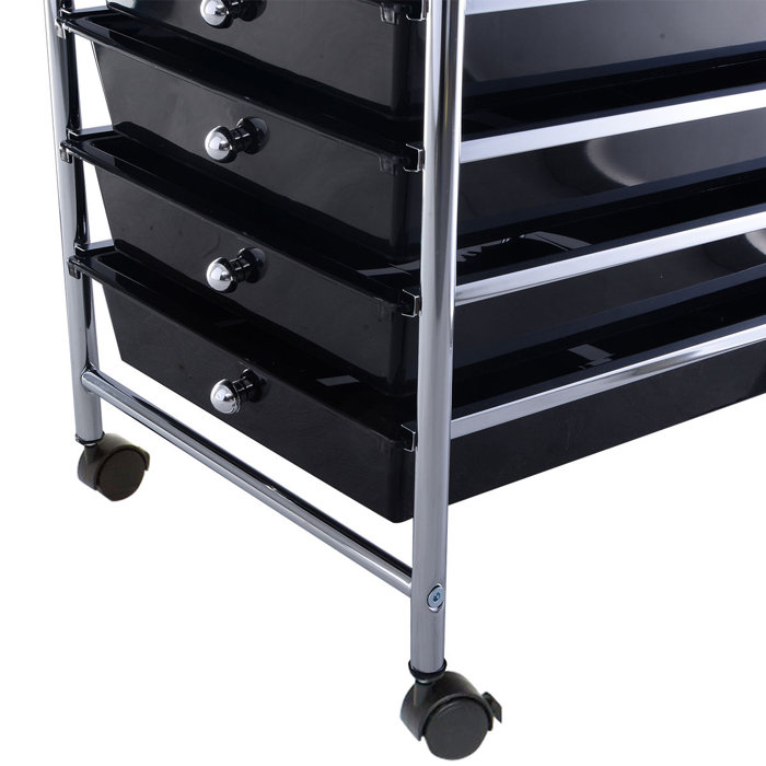 Rebrilliant Costway 10 Drawer Rolling Storage Cart Scrapbook Paper