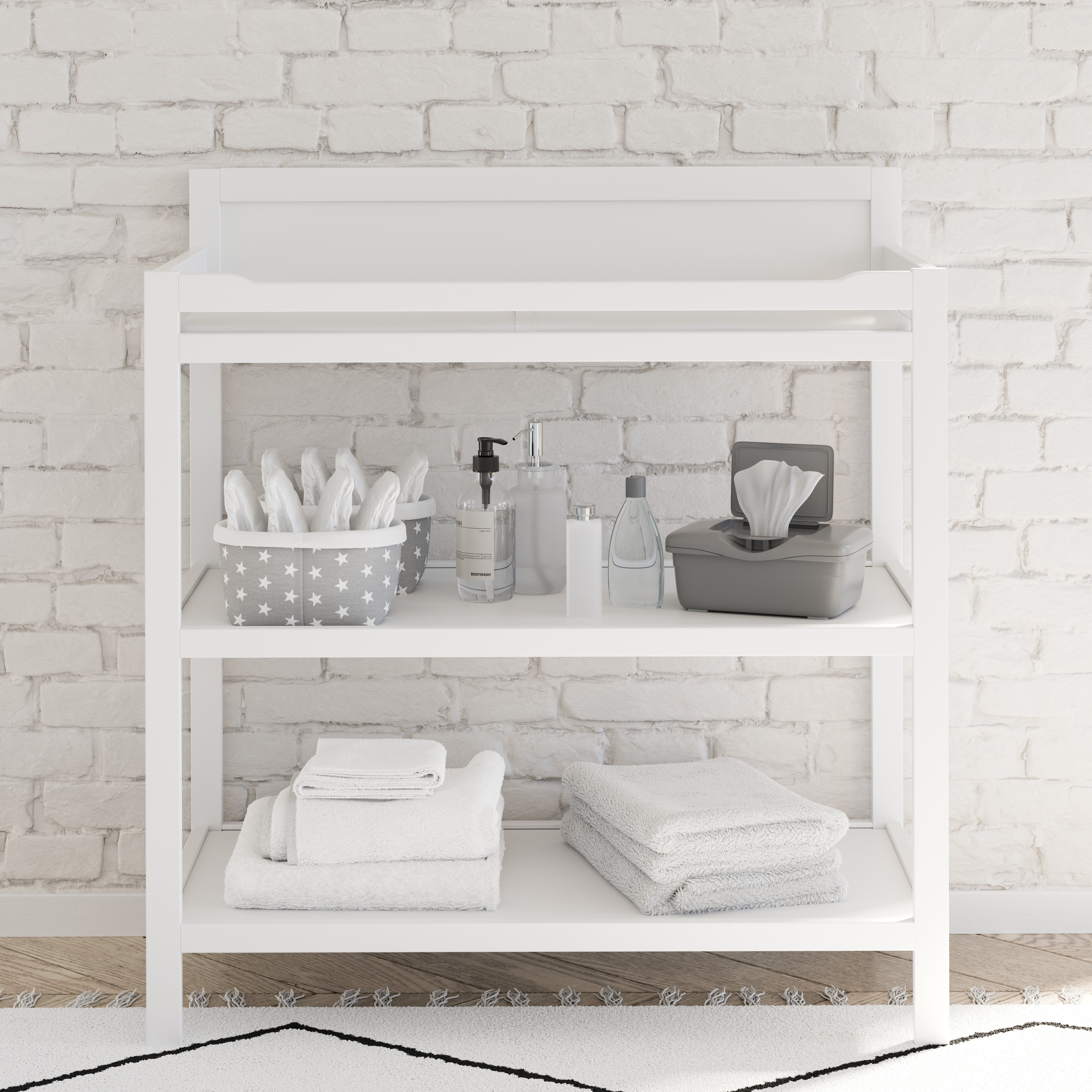 Storkcraft Alpine Changing Table with Pad & Reviews Wayfair