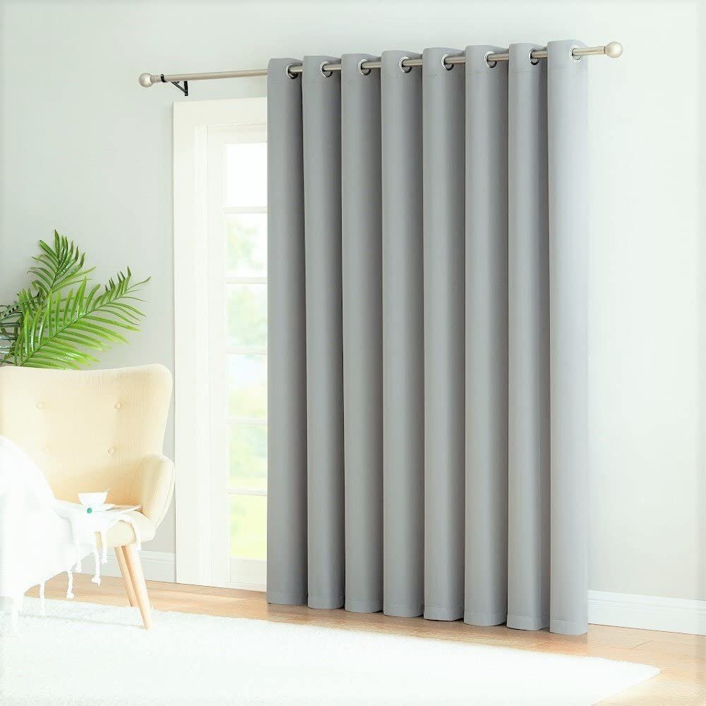 Eider Ivory 1 Extra Wide Blackout Patio Door Curtain Panel In 6 Colors And 2 Sizes Wayfair