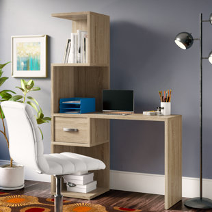 Go to store & view more images Beres 1 Drawer Writing Desk with Hutch by Ebern Designs