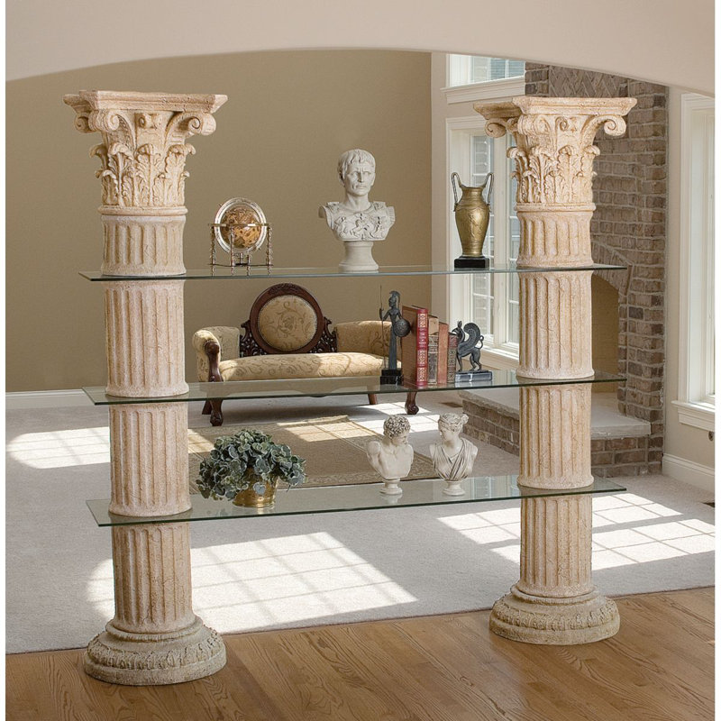Design Toscano Etagere Bookcase Wayfair