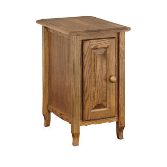 light oak end tables with storage