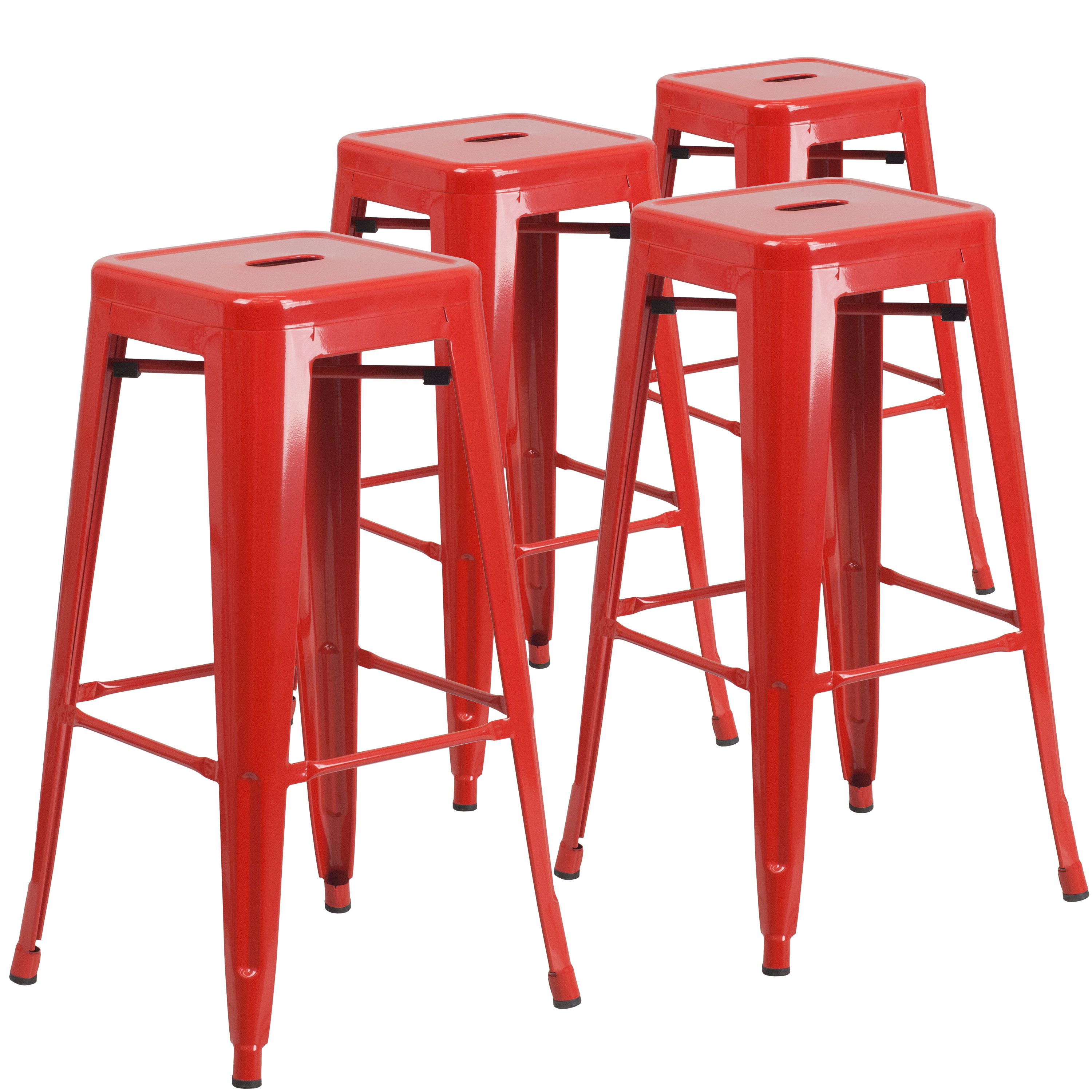 red bar stools