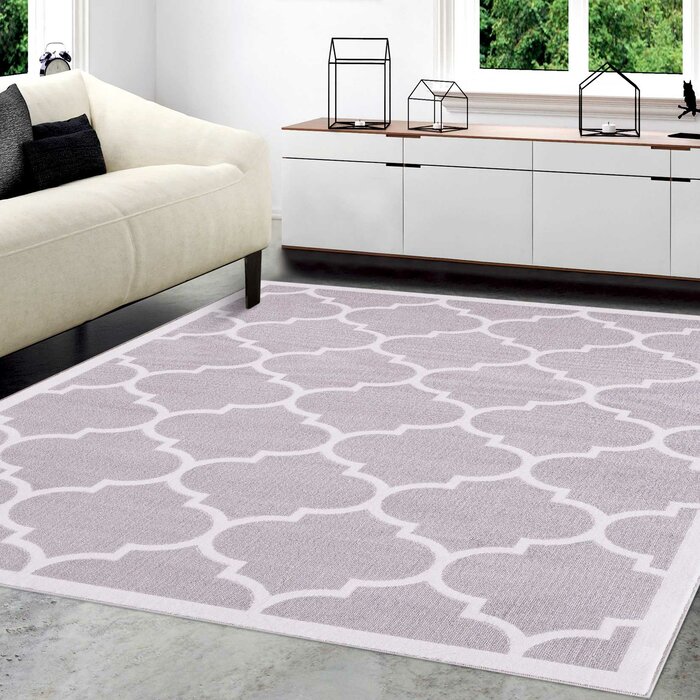 Trendy Silver Area Rug