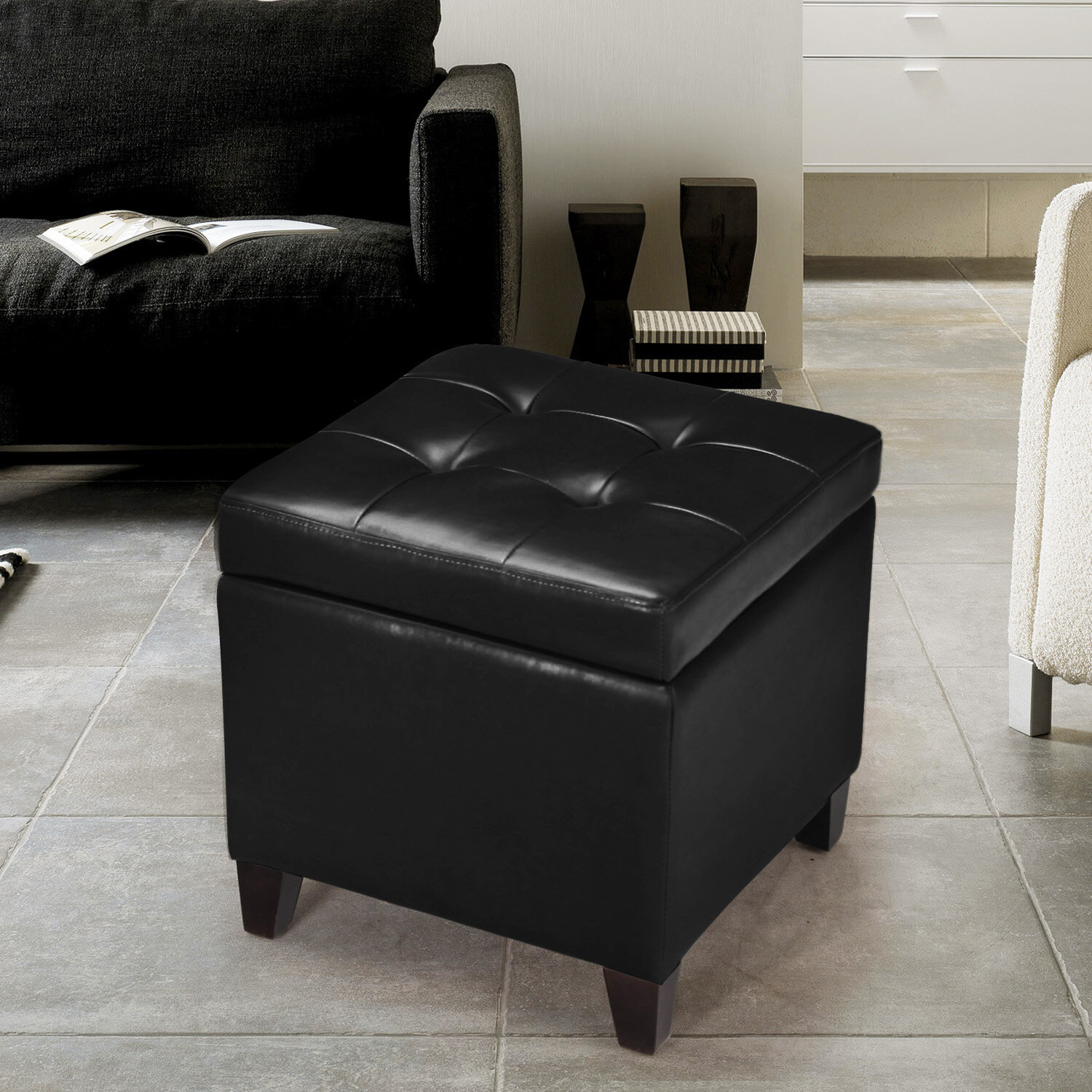 lift top storage end table