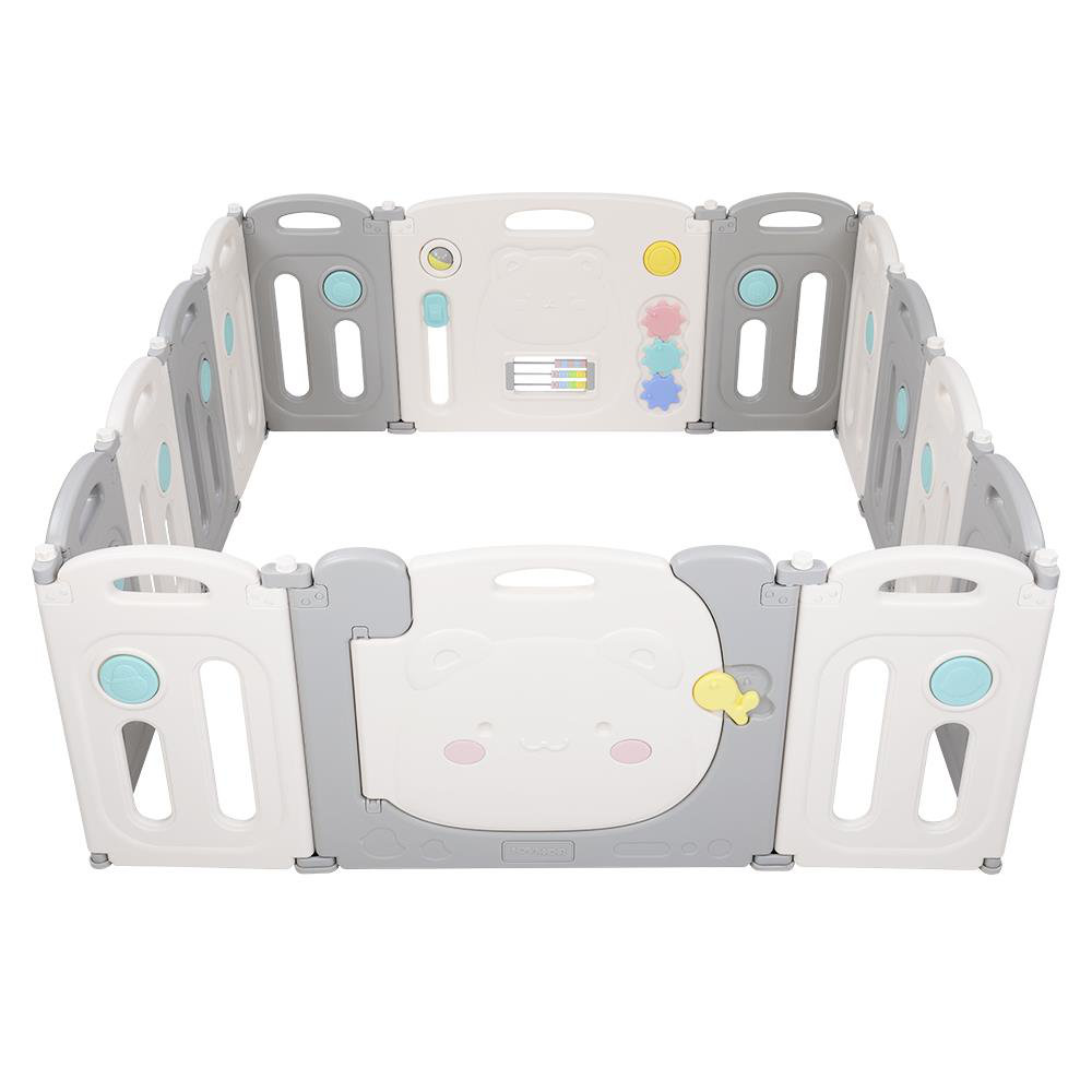 Ktaxon Baby Elephant Foldable Fence Toddler Playpen Safety Gate Wayfair