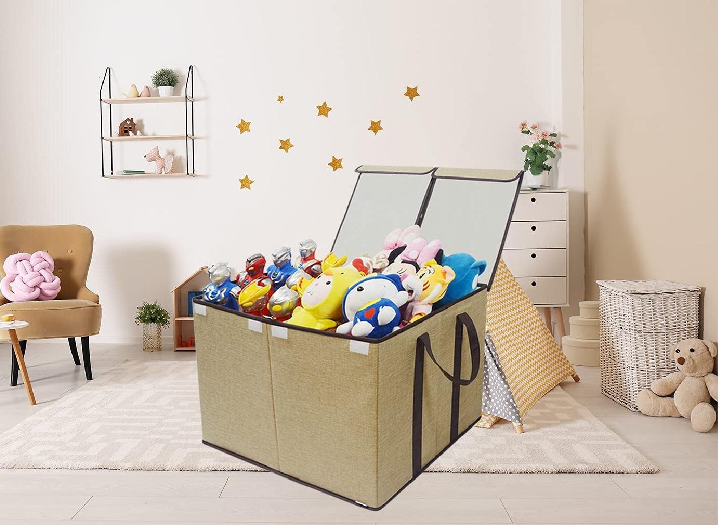 storage boxes for nursery room