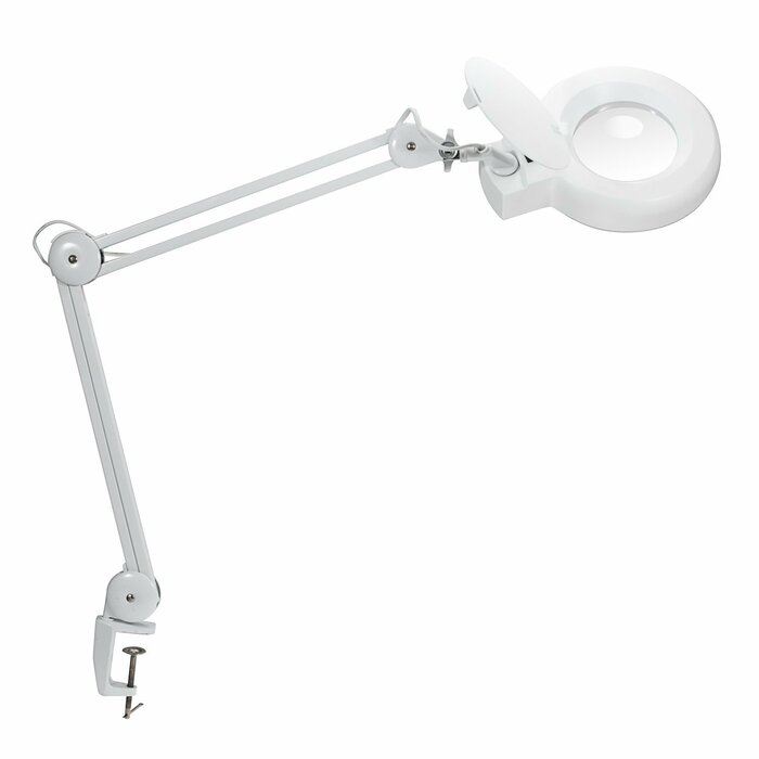 Latitude Run Villines Magnifying 7 Desk Lamp Reviews Wayfair Ca