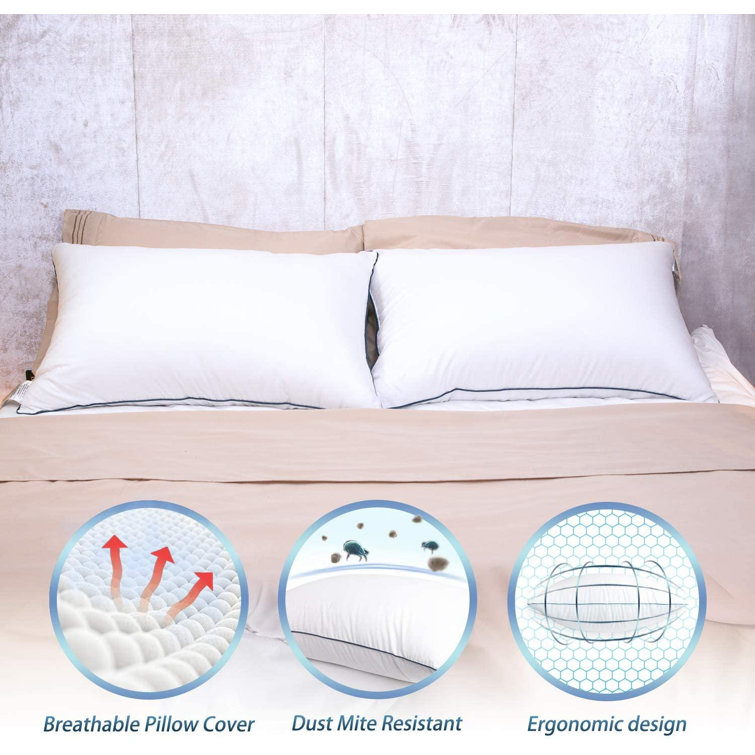 king size down alternative pillows