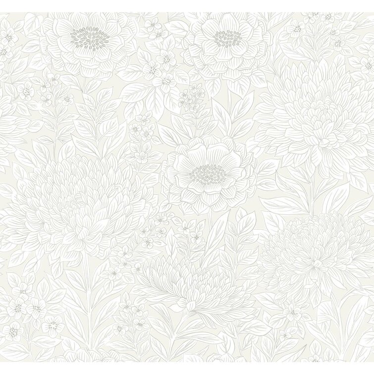 York Wallcoverings Floral Wallpaper | Wayfair