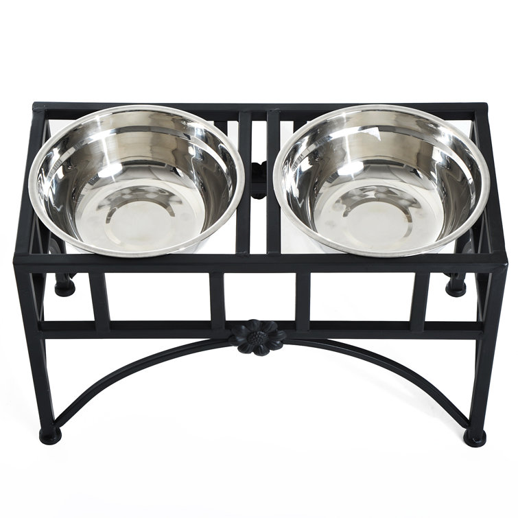 adjustable dog feeder