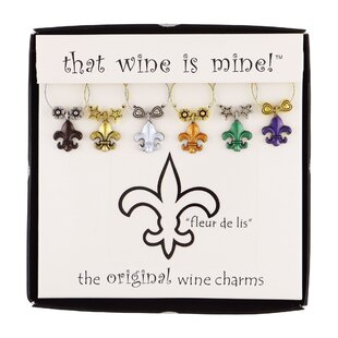 Multicolor Fits neatly Around stem Wine Things Buds & Bugs Painted Wine Charms