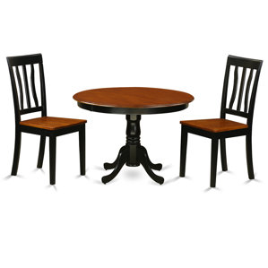 Hartland 3 Piece Dining Set by Wooden Importers