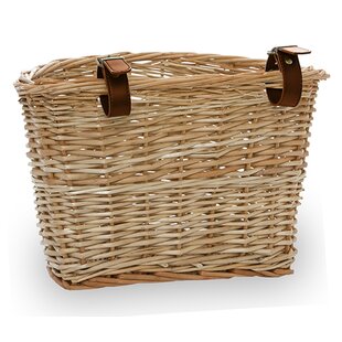 large wicker bike basket