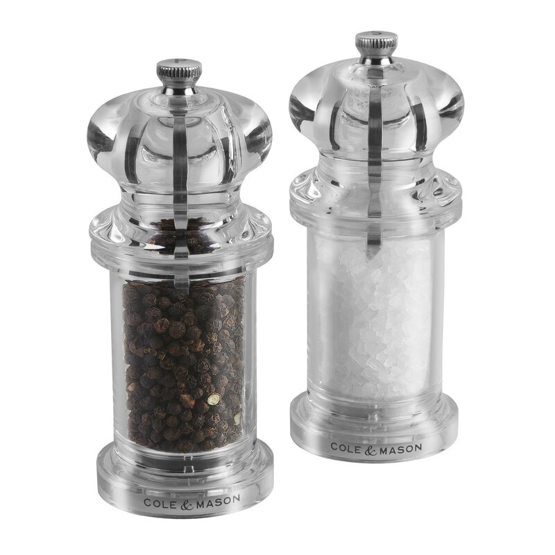 small salt and pepper grinders