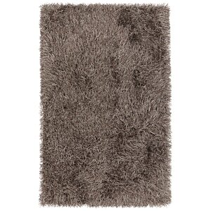 Faust Hand-Woven Solid Brown Area Rug