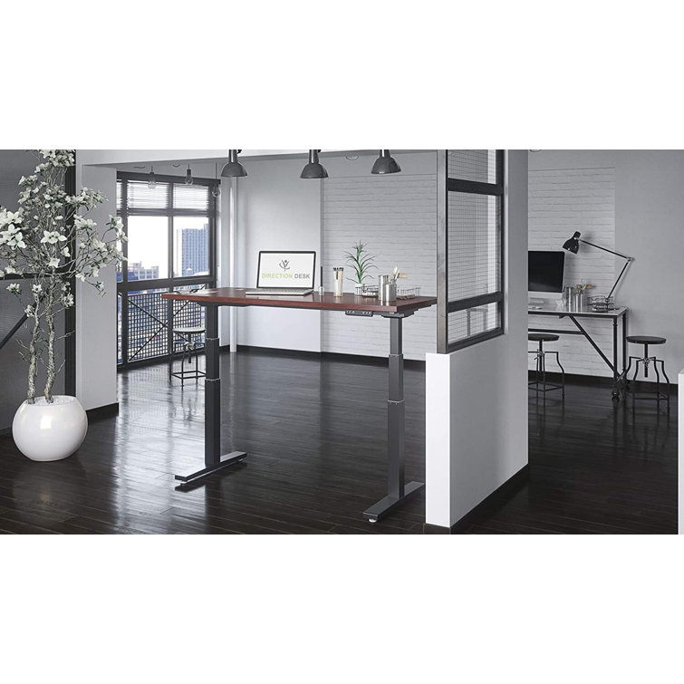 Inbox Zero Height Adjustable Standing Desk Reviews Wayfair