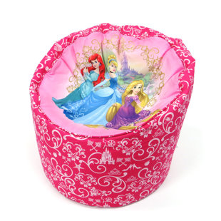 Pink Bean Bag Chairs You Ll Love Wayfair Ca Disney Princess Drum Bean Bag Chair