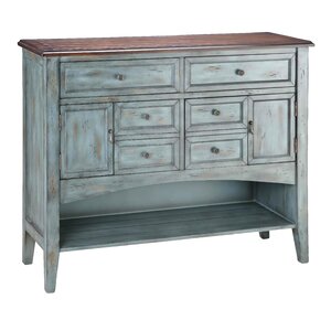 Painted Treasures 4 Drawer Accent Moonstone Accent Chest