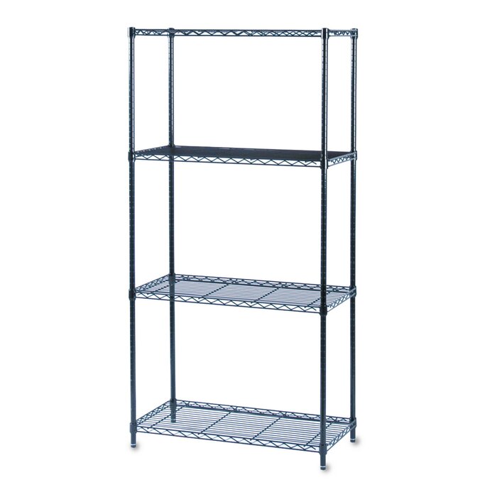 4 shelf metal storage unit