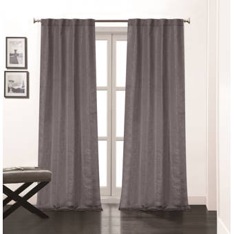 Alcott Hill Howser Solid Room Darkening Thermal Grommet Curtain