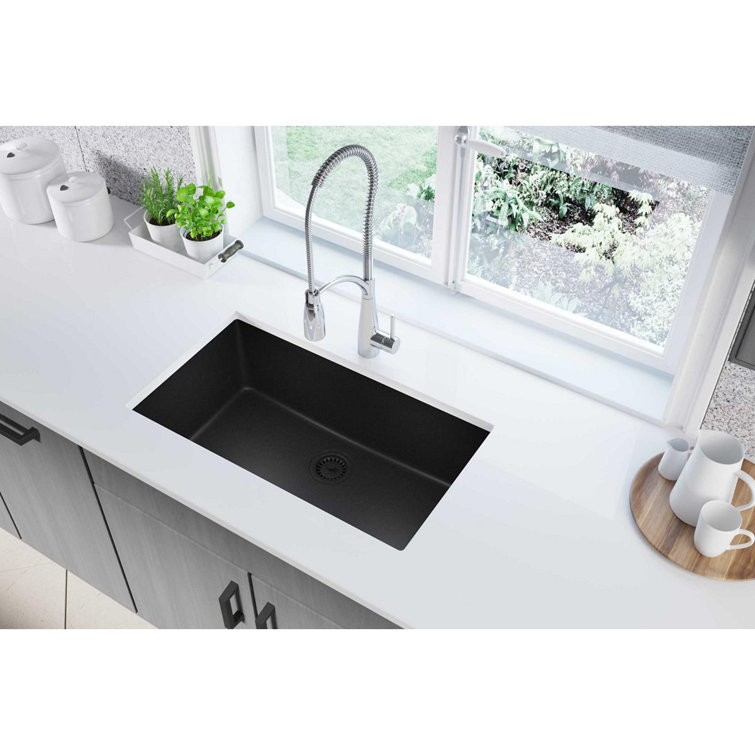 elkay quartz classic 33 l x 18 w undermount kitchen sink reviews wayfair