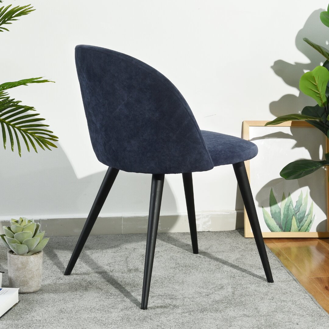 Dungorbery Upholstered Dining Chair blue,black