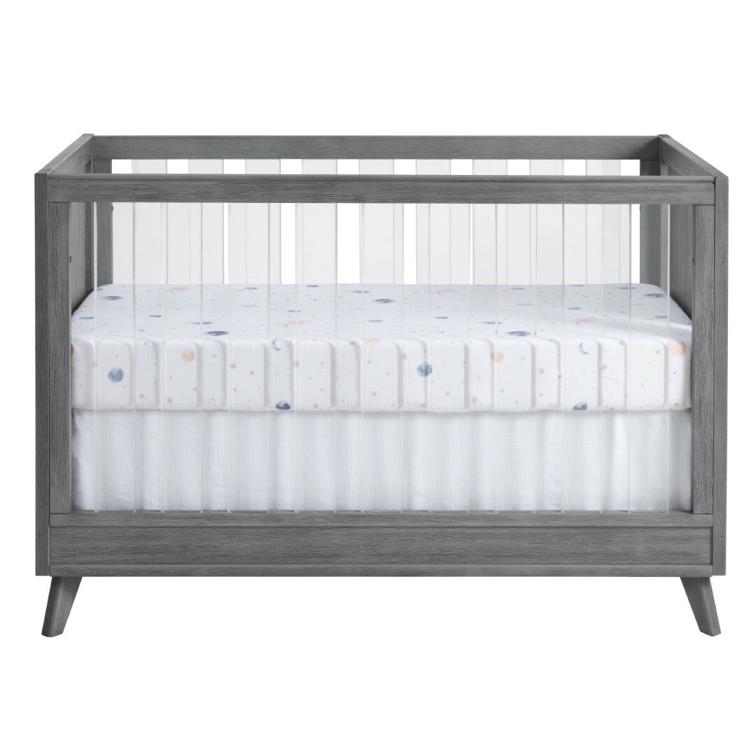 Isabelle Max Tazewell Wood Acrylic 3 In 1 Convertible Crib