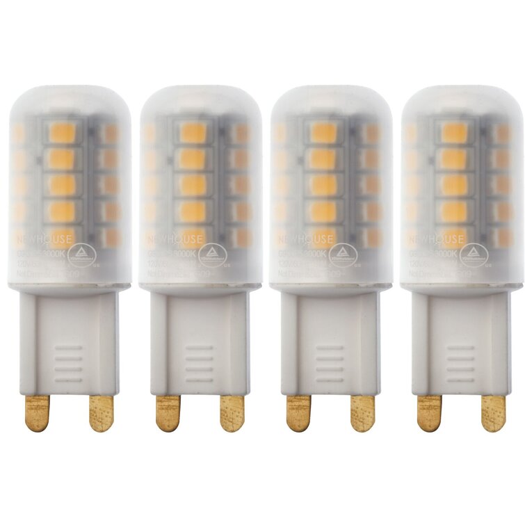 Newhouse Lighting 3 Watt (25 Watt Equivalent), LED, Non-Dimmable Bulb, Warm G9/Bi-pin Base | Wayfair