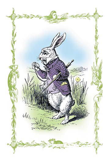 Buyenlarge Alice In Wonderland The White Rabbit By John Tenniel