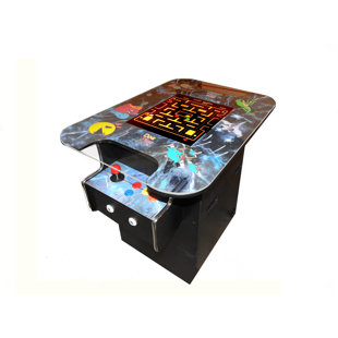 Cocktail Arcade Machine With 60 Classic Games  Console Tempered Glass HOT 